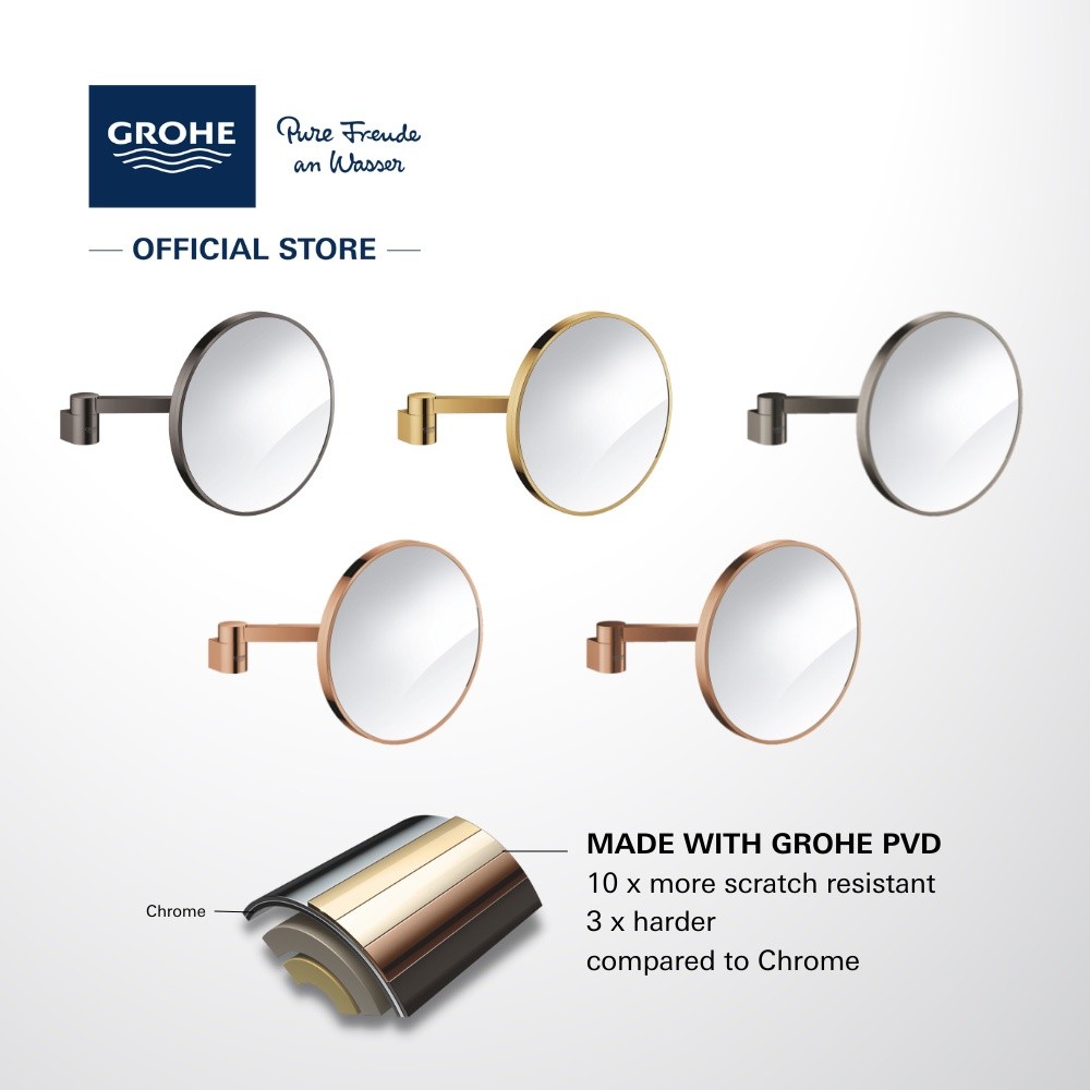 GROHE Selection Cosmetic Mirror in SPA Colours | Shopee Singapore