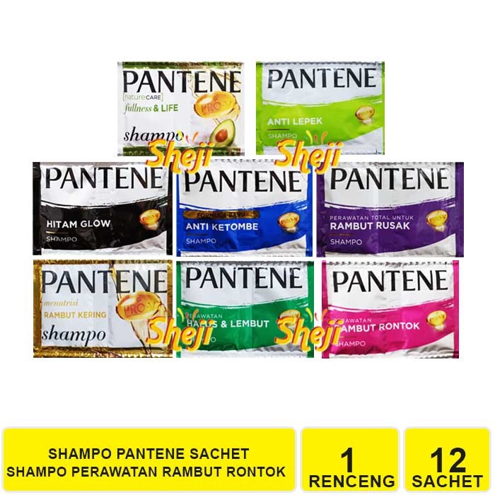 Pantene Shampoo SACHET 1 SACHET Contains 12 Sachets | Shopee Singapore