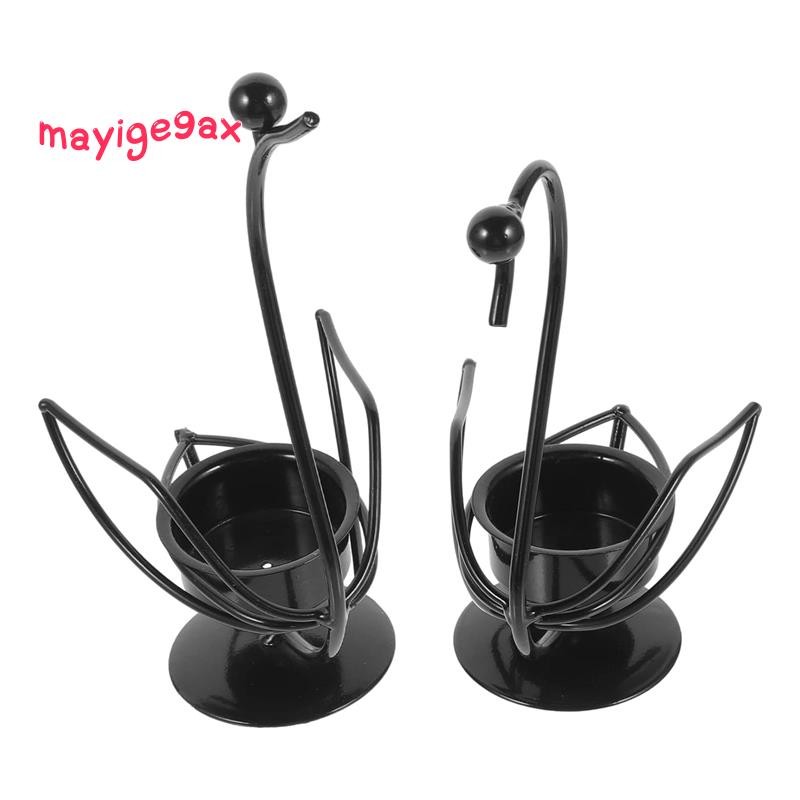 Swan Iron Candle Holder,Metal Candle Stand,Tall Candle Holders,Dining ...