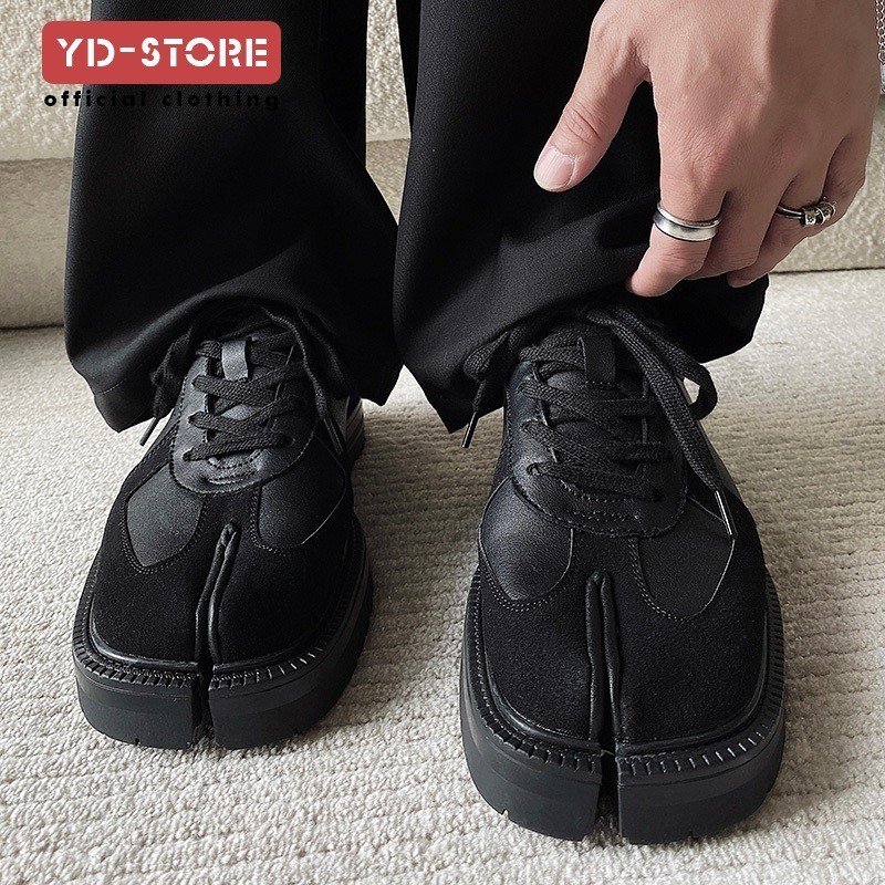Tabi shoes for men's and women's leather casual sports shoes lace