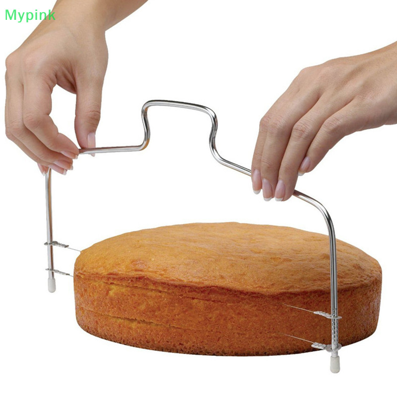 Mypink Stainless Steel Cake Divider Slicer Baking Tool Double Wire Bow