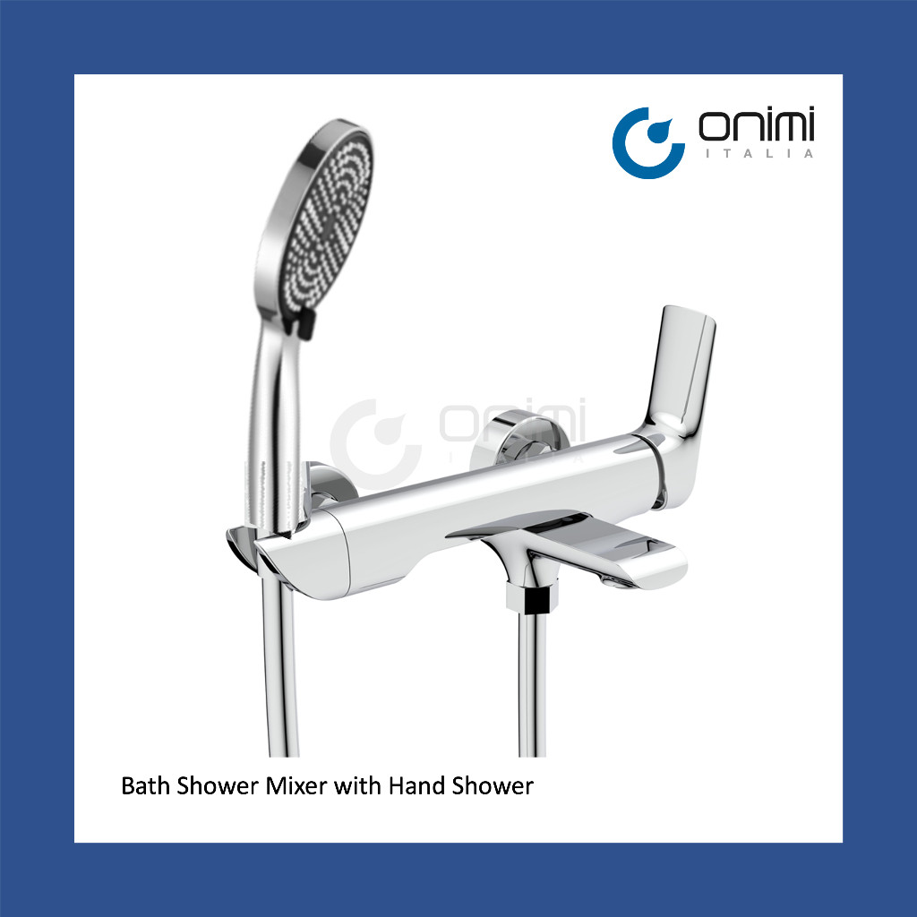 Onimi Italia - Exposed Bath Shower Mixer with Shower Holder / Wall ...