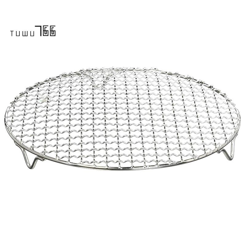 304 Stainless Multipurpose Steel Round Grill Net with Foot Barbecue ...