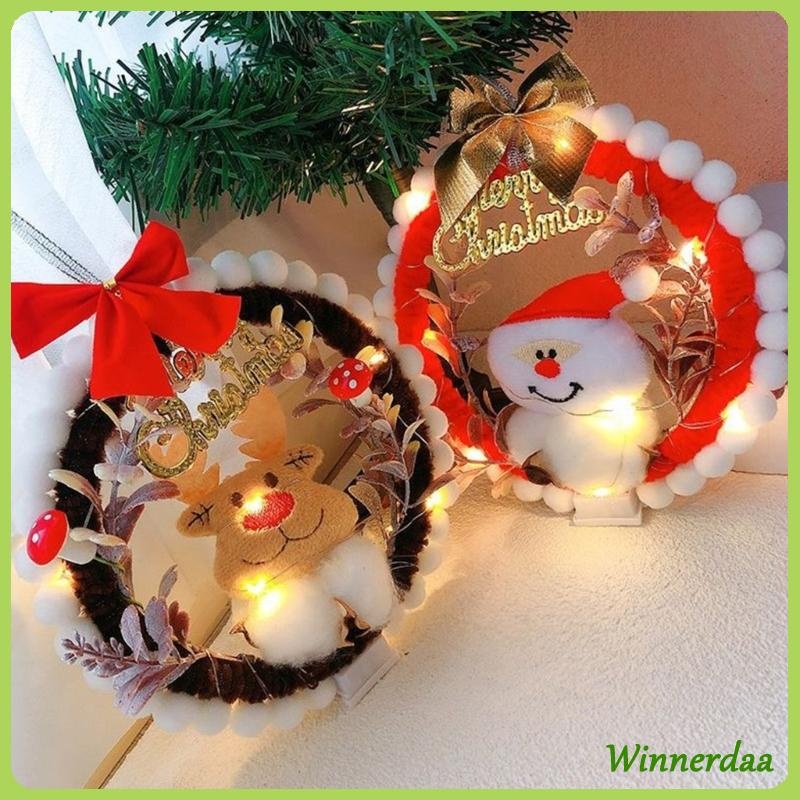 WIN DIY Christmas Wreath Kit Lightup Christmas Garland Christmas Tree