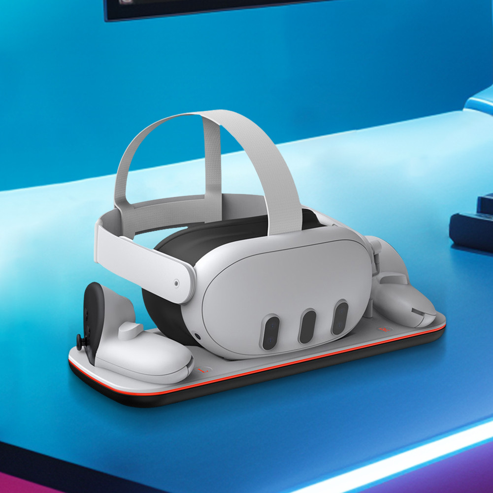 (rain) Charging Stand Charging Dock for VR Headset & Controllers with ...