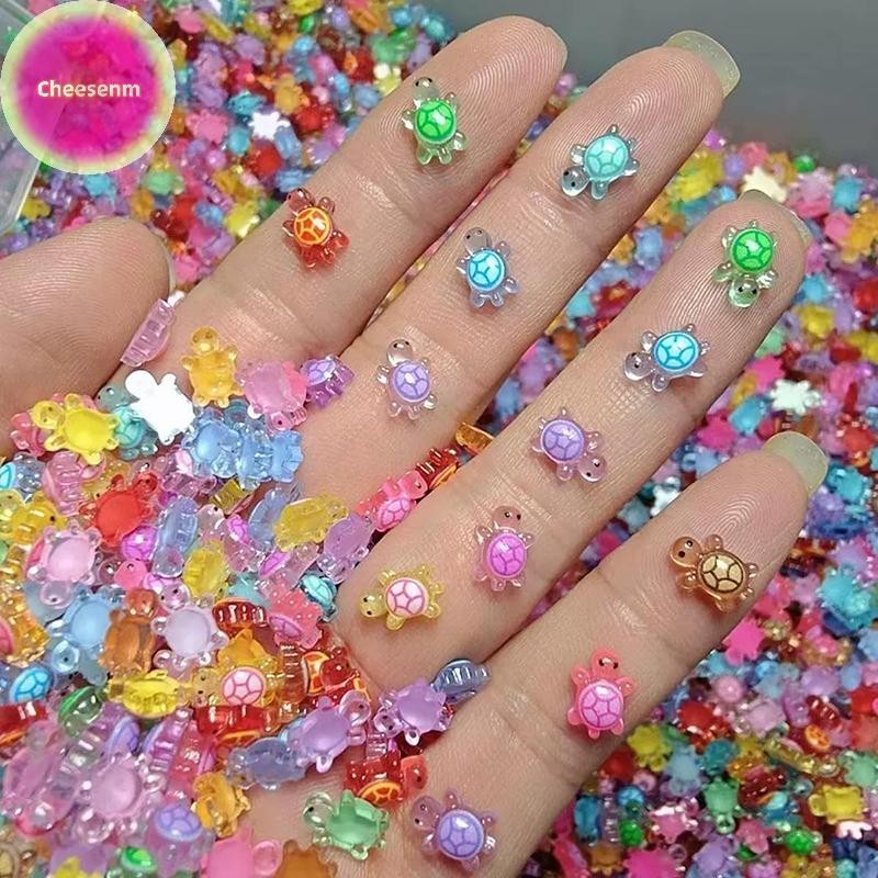 Cheesenm 100PCS Miniature Things Figurines To Hide, Tiny Turtles For ...