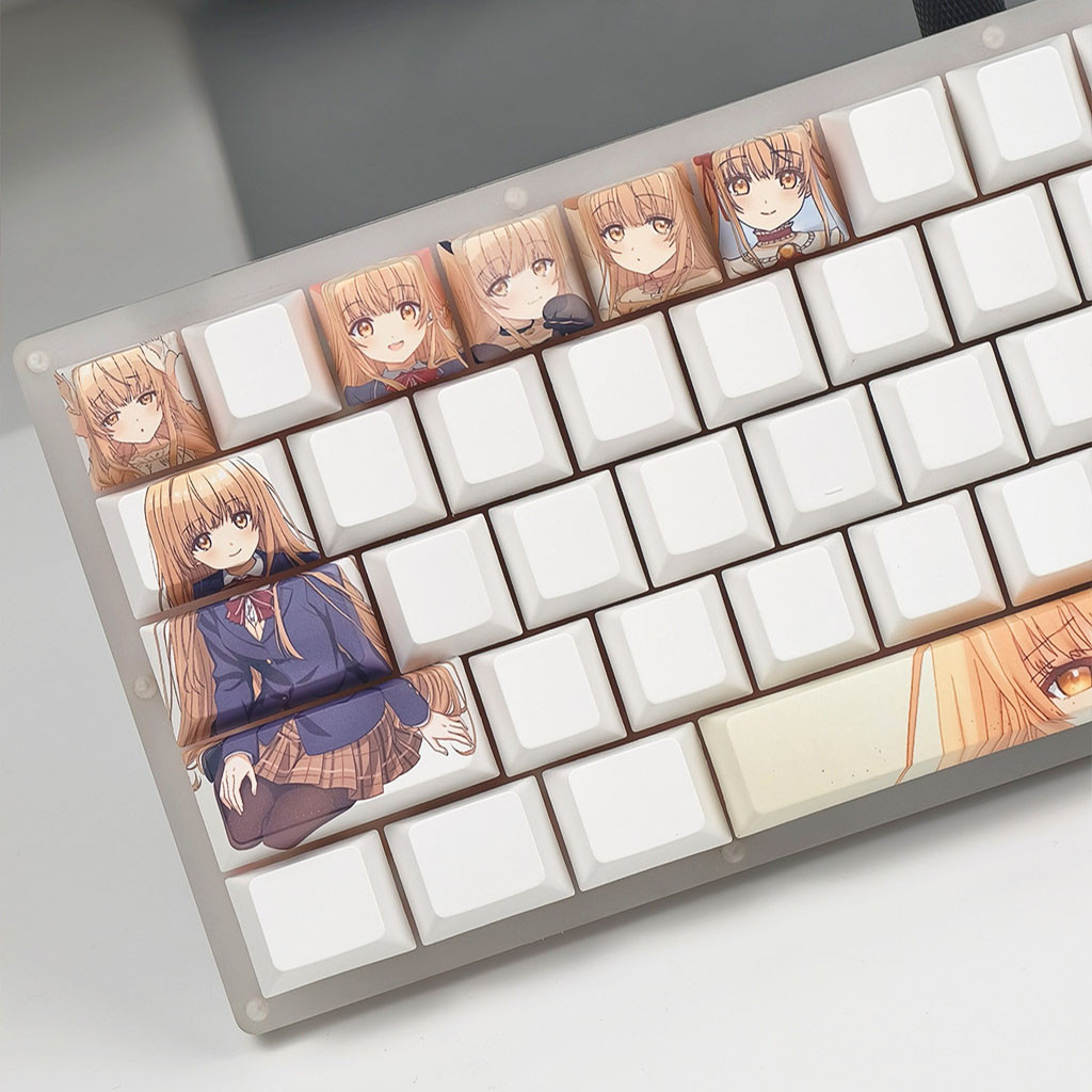Shiina Mahiru Keycaps Cherry Profile 12pcs PBT Dye Sublimation