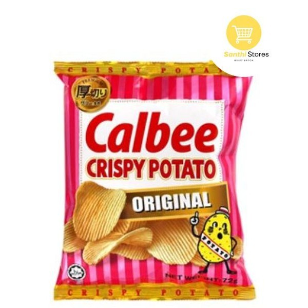Calbee Crispy Potato Chips Original 72g | Shopee Singapore