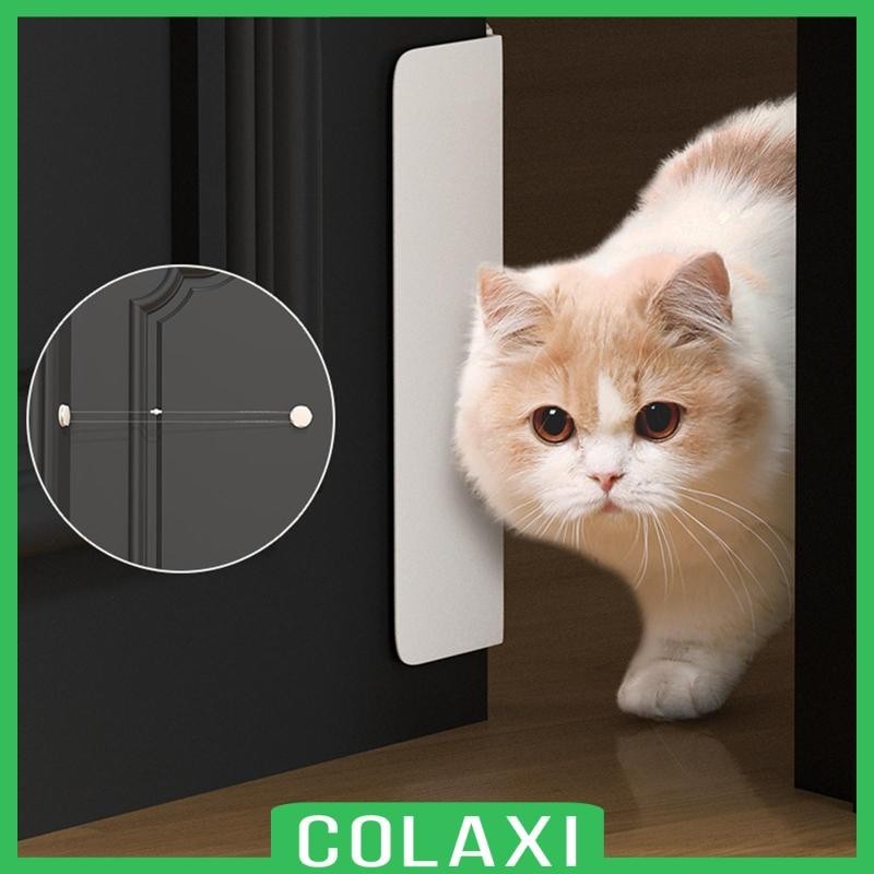 Colaxi Automatic Pet Door Opener Cat Door Latch Portable Private Cat Entry Doorway