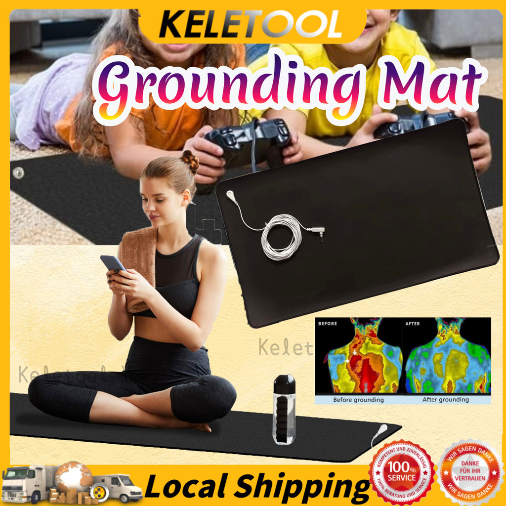 Earthing Grounding Mat Earth Connected Sleep Pad Earth Emf Health Bed ...