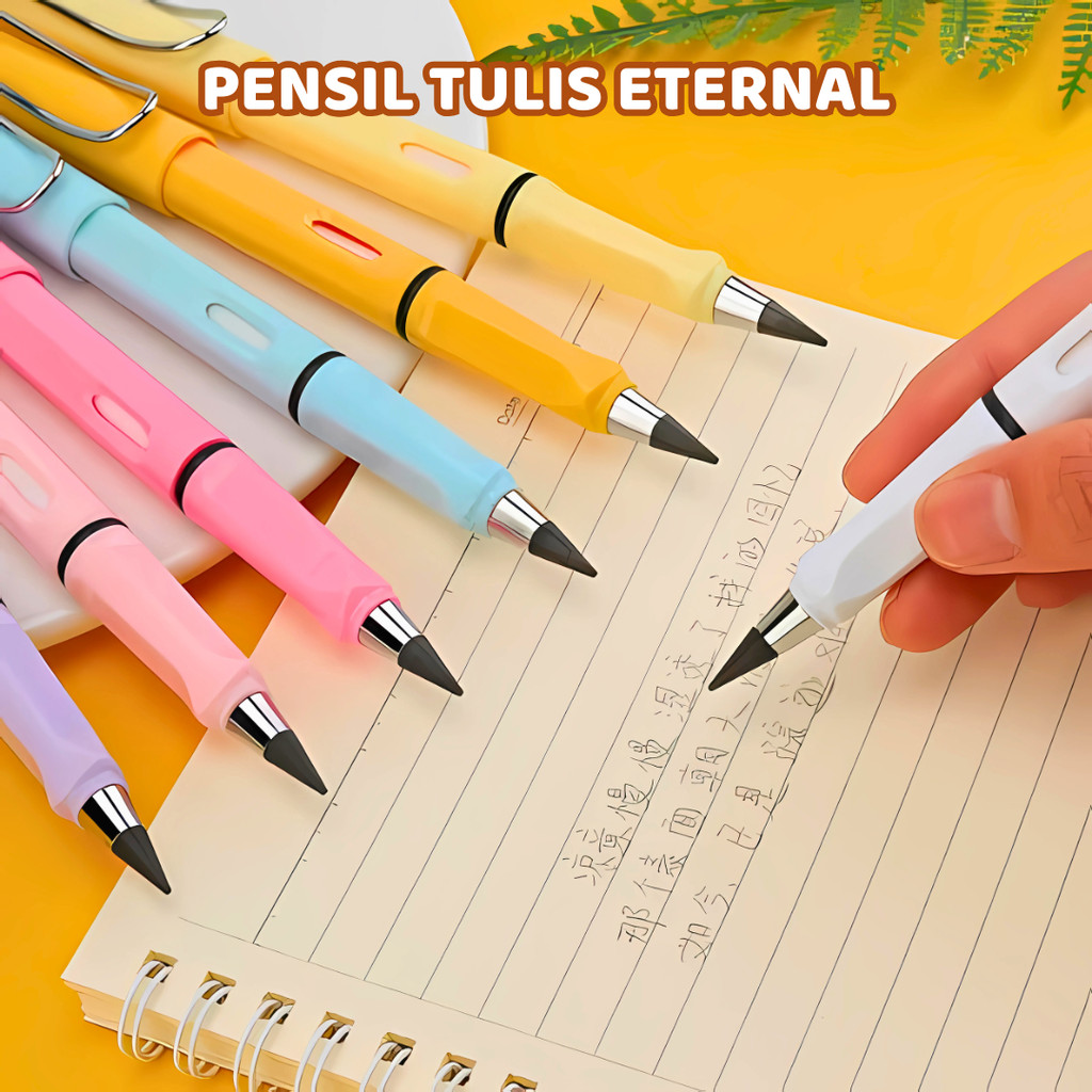 Pensil Abadi Eternal Ungu Anti Patah Isi Besar