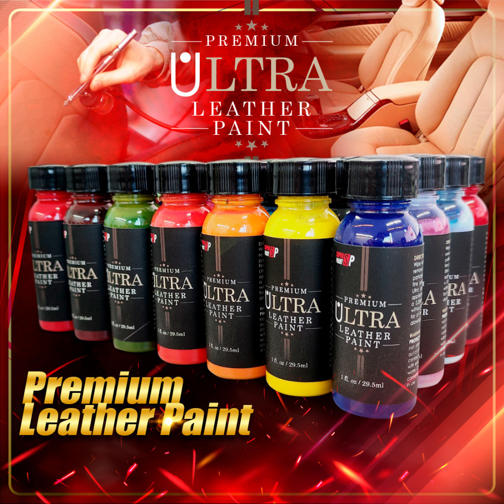 47Color Acrylic Leather Paint 29.5ml Leather Paint with Brush For Car Interior Shoes Sneakers Sofa Wood DIY Pigment Shopee Singapore