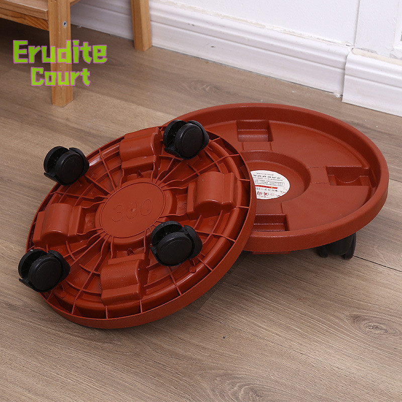 [EruditeCourtS] Removable Plant Stand Flower Pot Tray With Universal