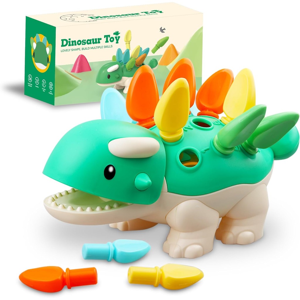 Toddler Dinosaur Montessori Toys for 1 2 3 4 Year Old Boy Girl Birthday ...