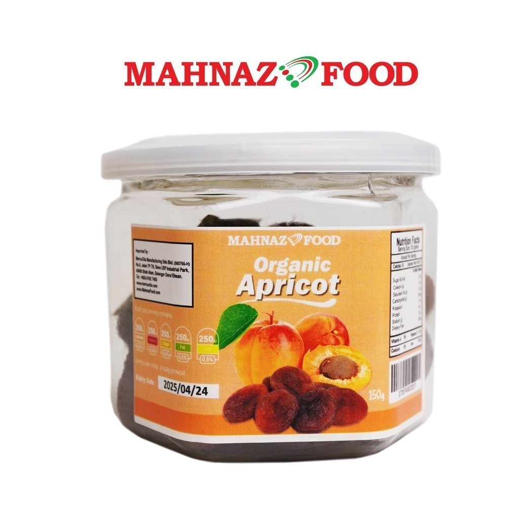 Mahnaz Food Organic Apricot Natural Sweet Nutritious Delicious Snacks ...