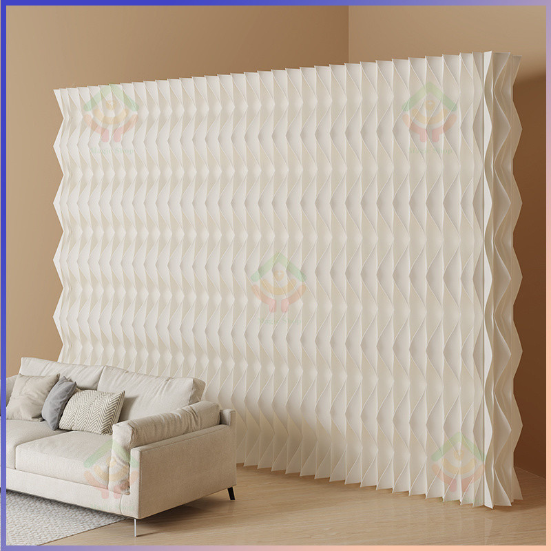 The shaped paper wall partition, screen, background wall, shopping mall ...
