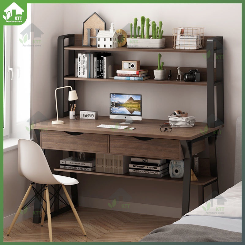 study desk book shelf compositeComputer desk modern minimalistbedroom ...
