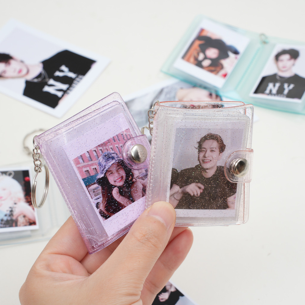 Mini 2-inch Head Sticker ID Photo Album Keychain DIY Album, Large ...