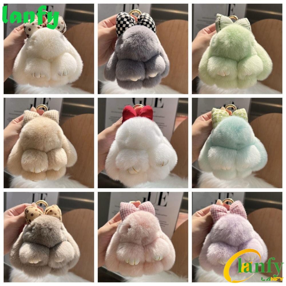 Plush Toys Kopenhagen Fur Rabbit Keychain LANFY Bunny Keychain - Main Image