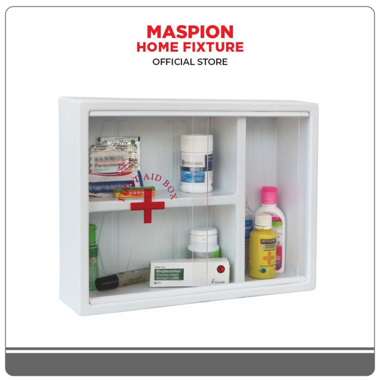 Maspion Frist Aid Box Kotak P3K Dinding Wall Cabinet MK-11 - Gambar 2