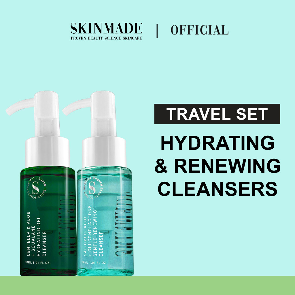 SKINMADE Travel Size Combo - Facial Cleanser Gel (30ml) | Shopee Singapore