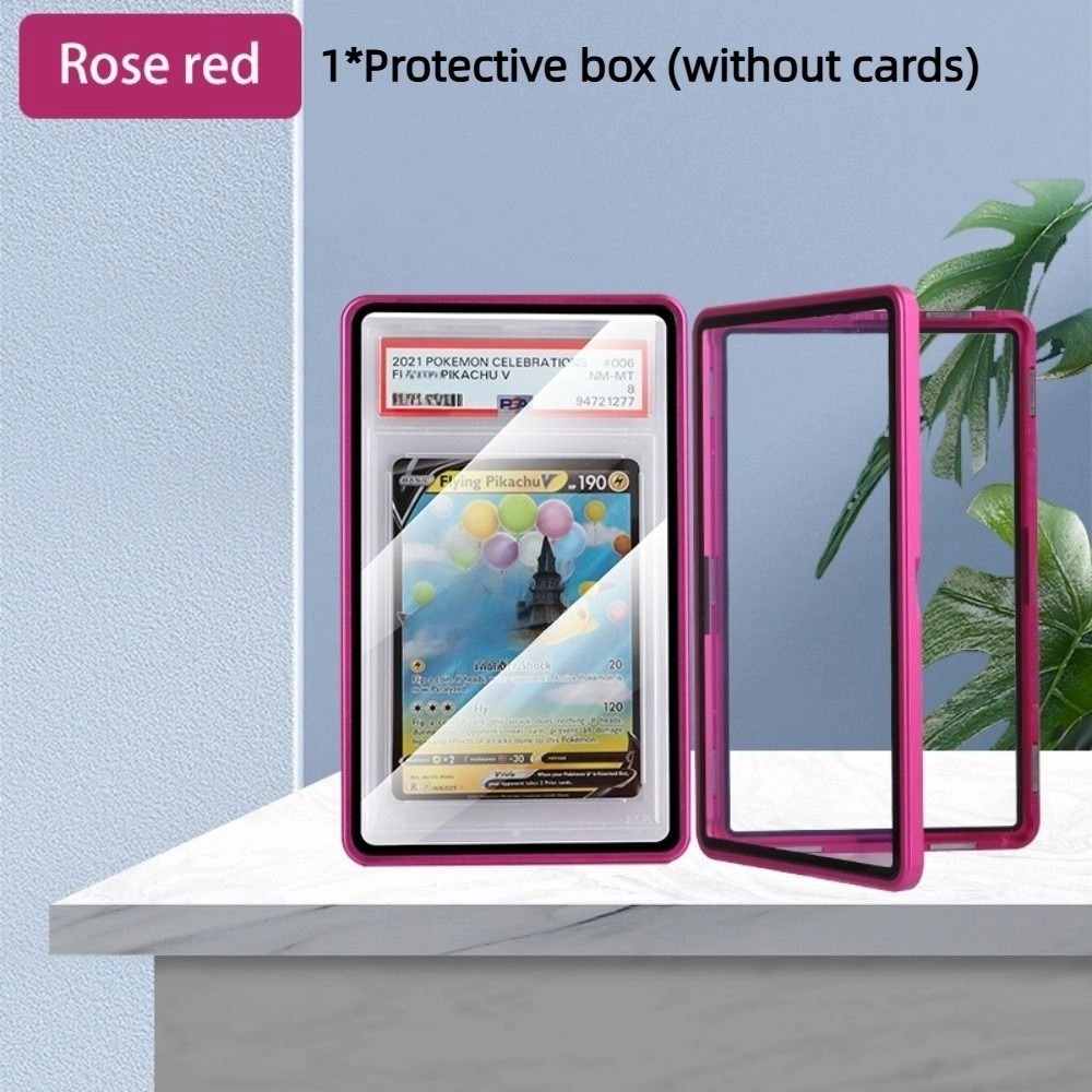 NEXTSG PSA/CGC Graded Cards Protector, Transparent UV Protection Card  Protective , Power Guard Aluminium Frame Durable Double-sided Glass  Magnetic Card Display | Shopee Singapore