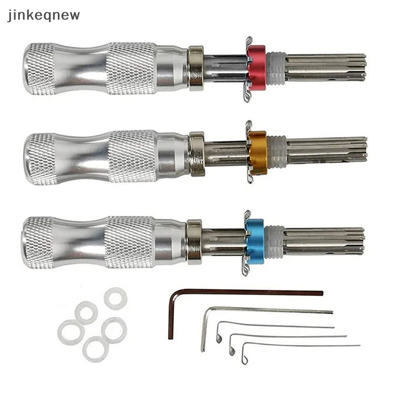 JKSG Locksmith Tools 3 Pcs 7 Pin Advanced Tubular Lock Tool Set For ...