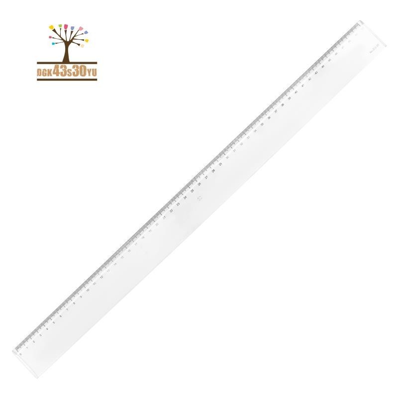 50cm Clear Plastic Measuring Long Straight Centimeter Ruler | Shopee ...