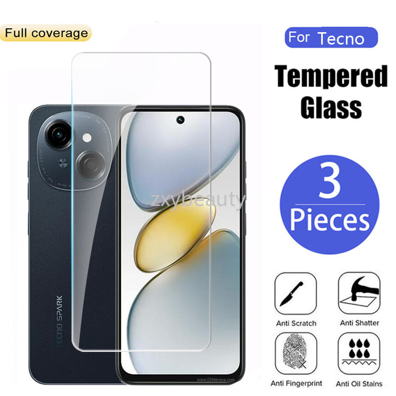 Tecno Spark Go 1 40C 1S 2025 5G Screen Protector Full Cover Transparent ...