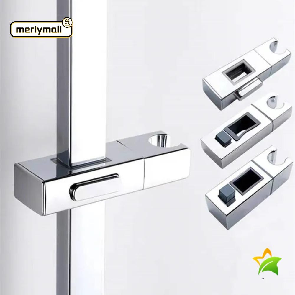 MERLYMALL Shower Head Holder, Replacement Square Pipe Bathroom Slide ...