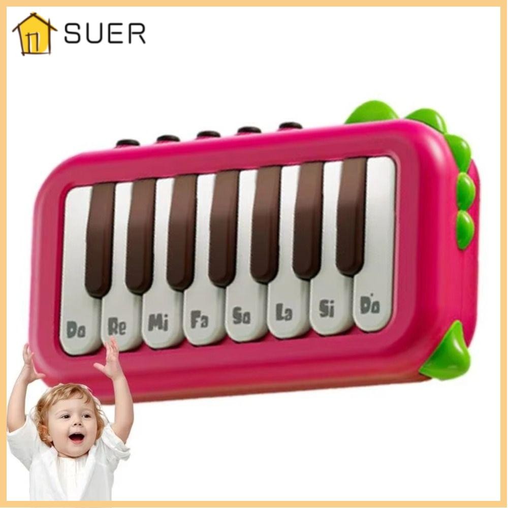 SUER Mini Electronic Piano ABS 15 Key Pocket Piano Illuminated Keys Music Instrument 3 Different Tones Early Education Music Toys Shopee Singapore