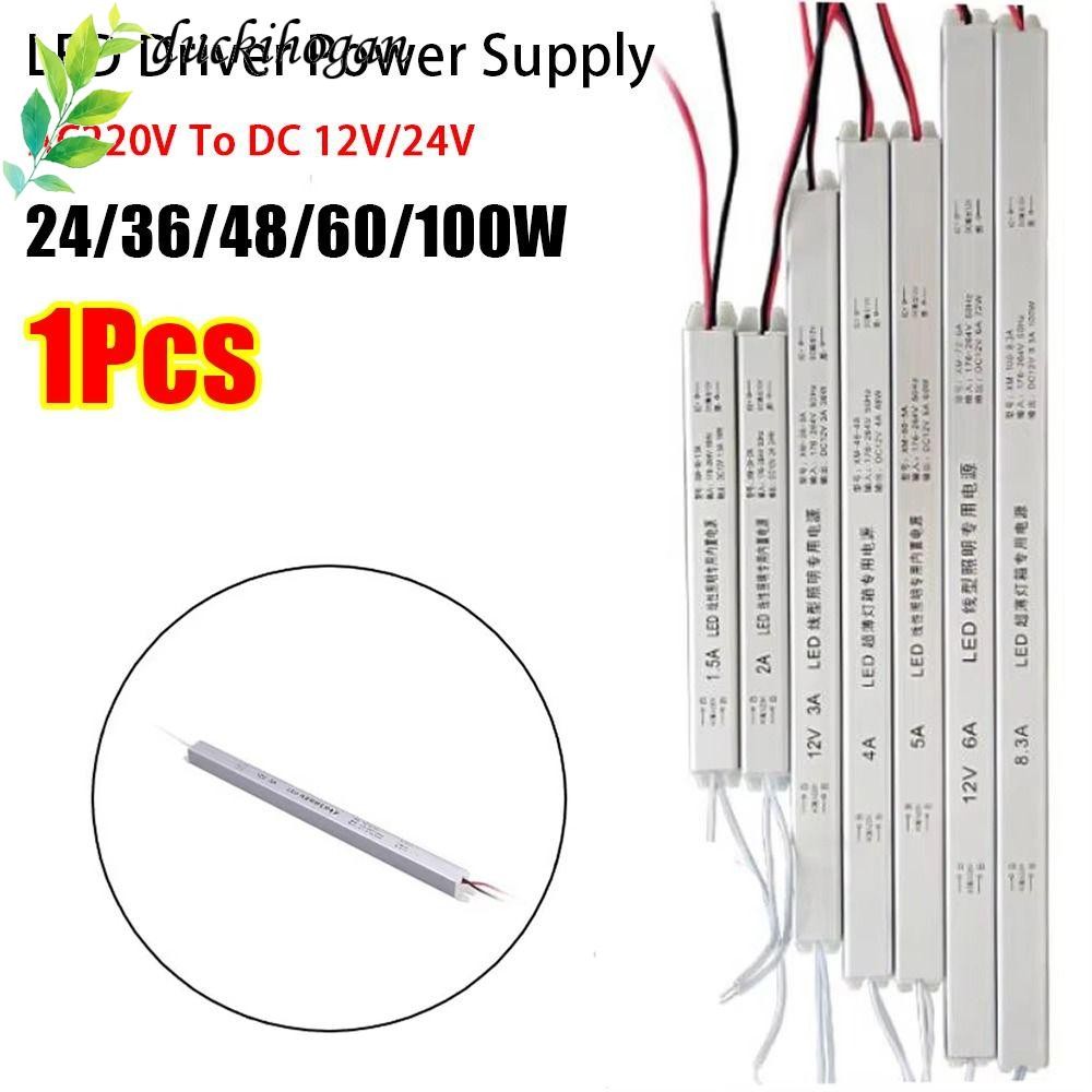 DUCKIHOGAN 1Pcs LED Driver Power Supply, AC220V To DC 12V/24V 24W 36W ...