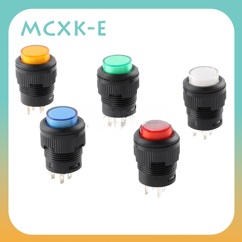 Push Button/Push Button Switch R16-503 with Light Reset/Self-Locking ...