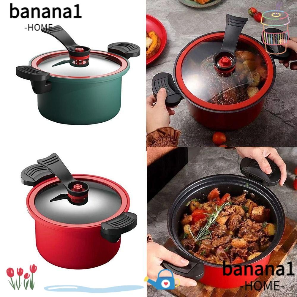BANANA1 Cooking Pots, Stew Pot NonStick Pressure Cooker