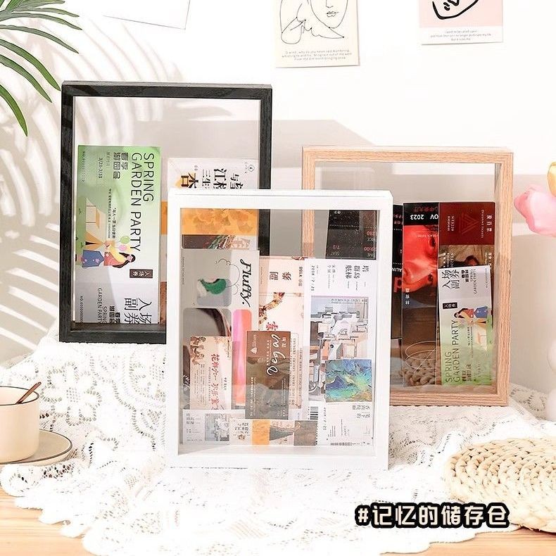 Double-sided Transparent Adventure File Box, Travel Collection Box, Can ...