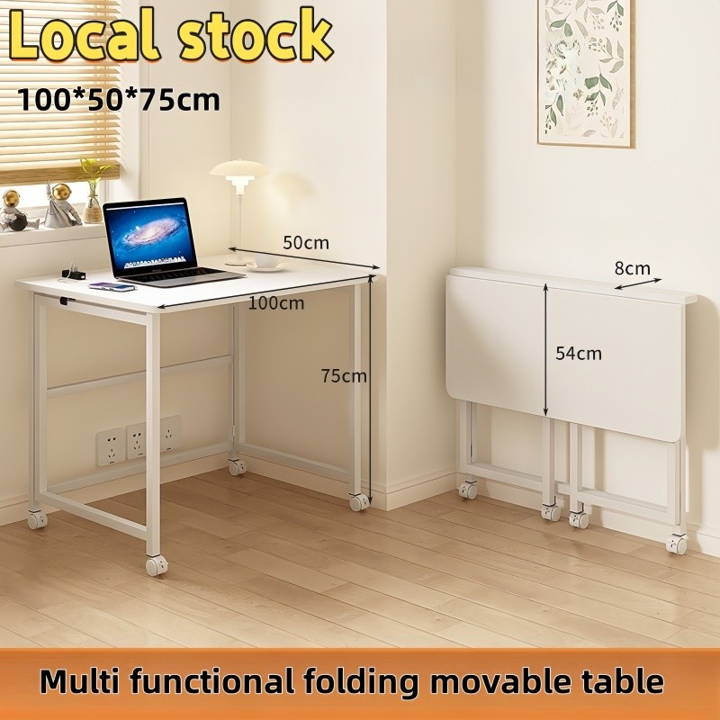 Multi Functional Study Table Movable Household Desk Student Dormitory ...