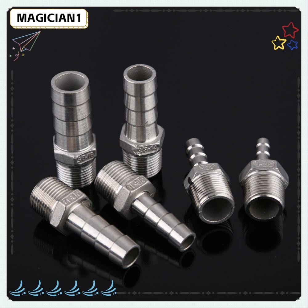 MAGICIAN1 1Pcs Pipe Joint, 304 Stainless Steel Connector Adapter Hose