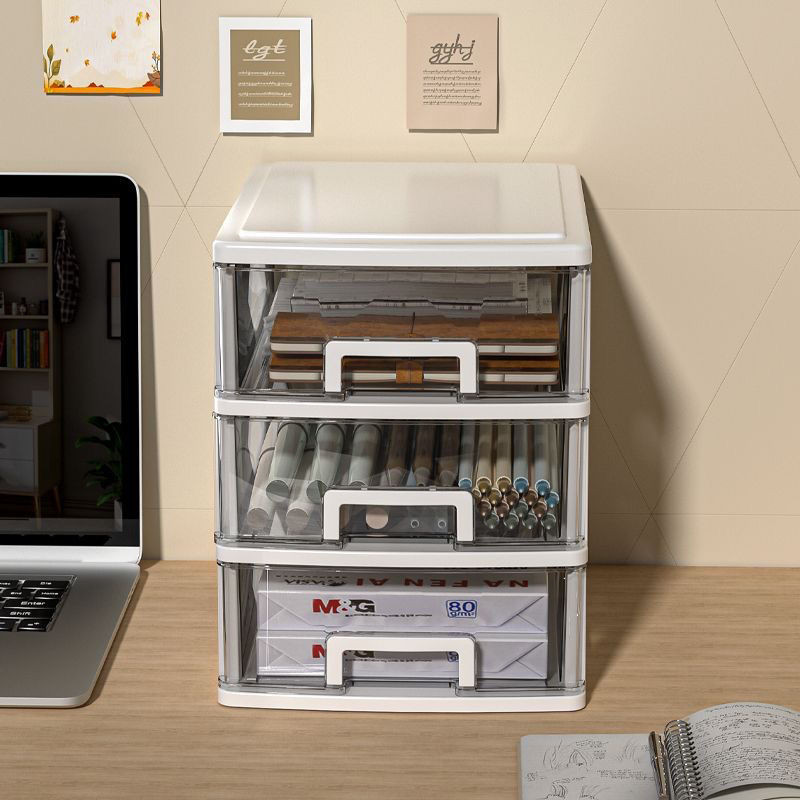 Transparent Transparent Desktop Storage Box Small Drawer Desk Storage ...