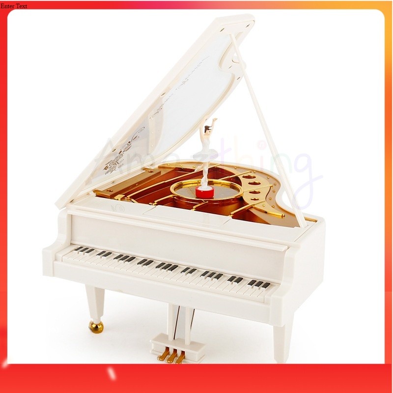 Amazthing Piano Shape Music Box/ Kotak Musik (S, L size) Birthday ...