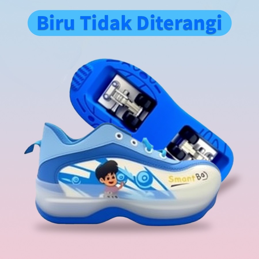 MATOUGUI-sepatu roda Oxelo/sepatu roda anak laki-laki perempuan/lampu kedip/tidak licin/anti goyang/lnline skate/star/ukuran dapat disesuaikan/pu/gaya bajaj/mode skateboard - Gambar 4