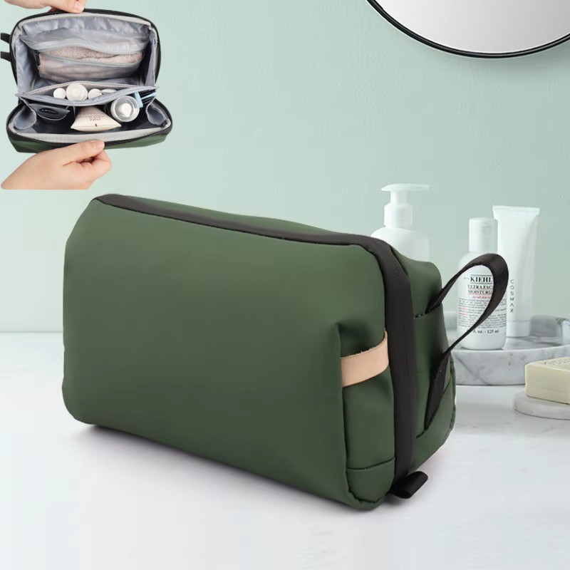 Dry Wet Separation Toiletry Bag Waterproof Oxford Cloth Cosmetic Bag ...