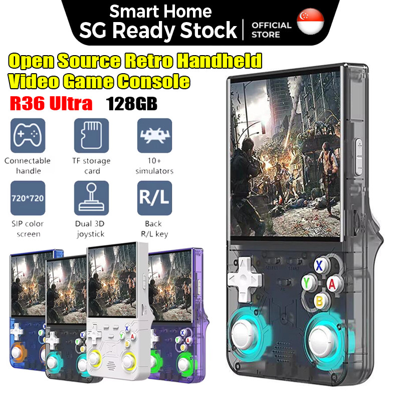 SG🔥 R36 Ultra Retro Handheld Video Game Console 4.0 Inch IPS HD Screen ...