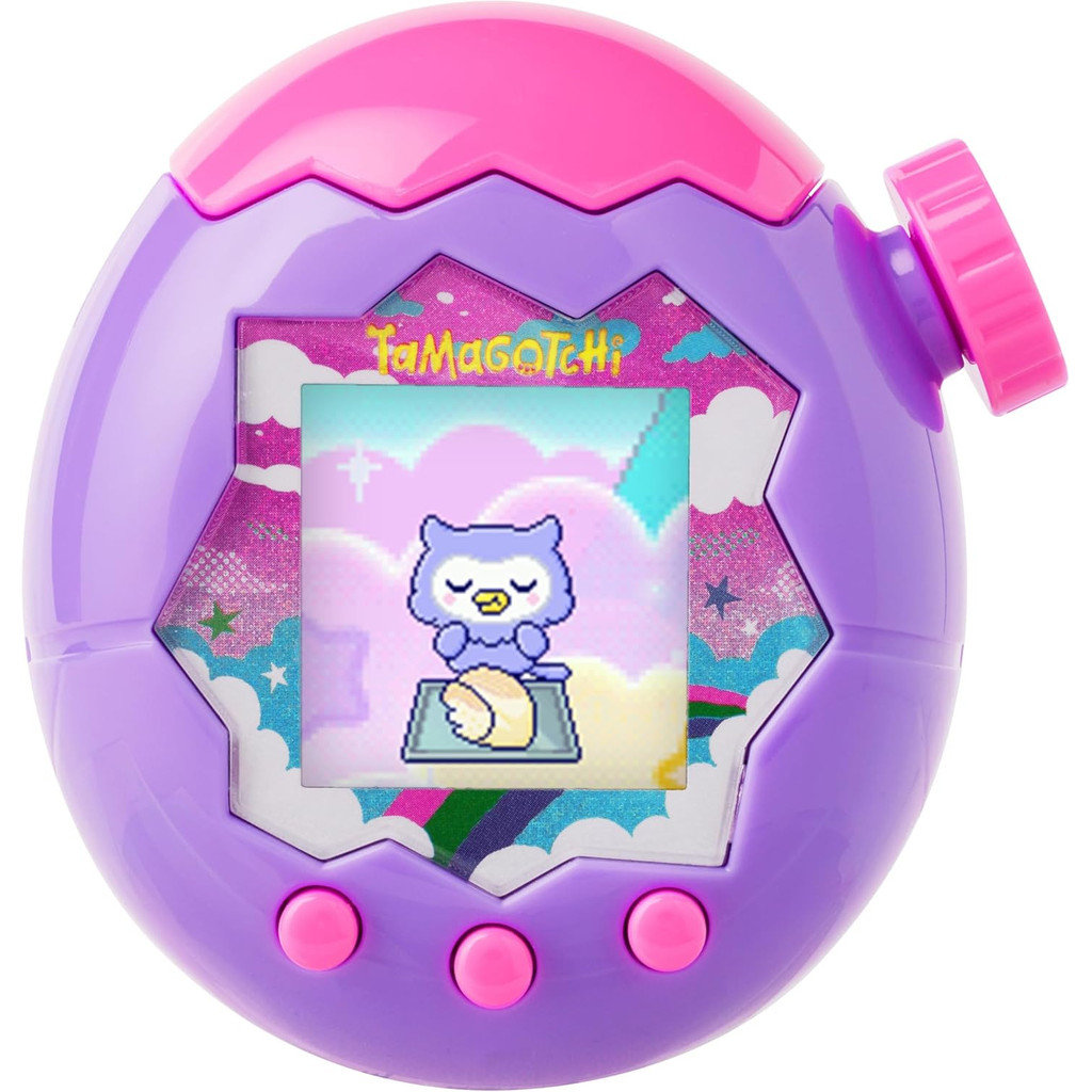 Bandai Tamagotchi Paradise Bandai Purple Sky Blue Water Pink Land