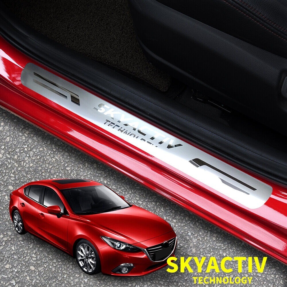 TALCUS Badge Autocollant Volant Voiture Mazda 3 6 CX-3 CX-5 CX-9 - Logo Emblème Intérieur Noir