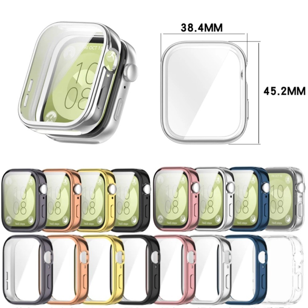 TPU Soft Shell Smartwatch Screen Protector Film Case Full Frame For ...