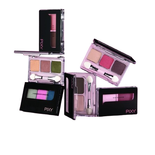 PIXY 3 Shades Eyeshadow 3,75gr / Merah Jingga Official - Gambar 2