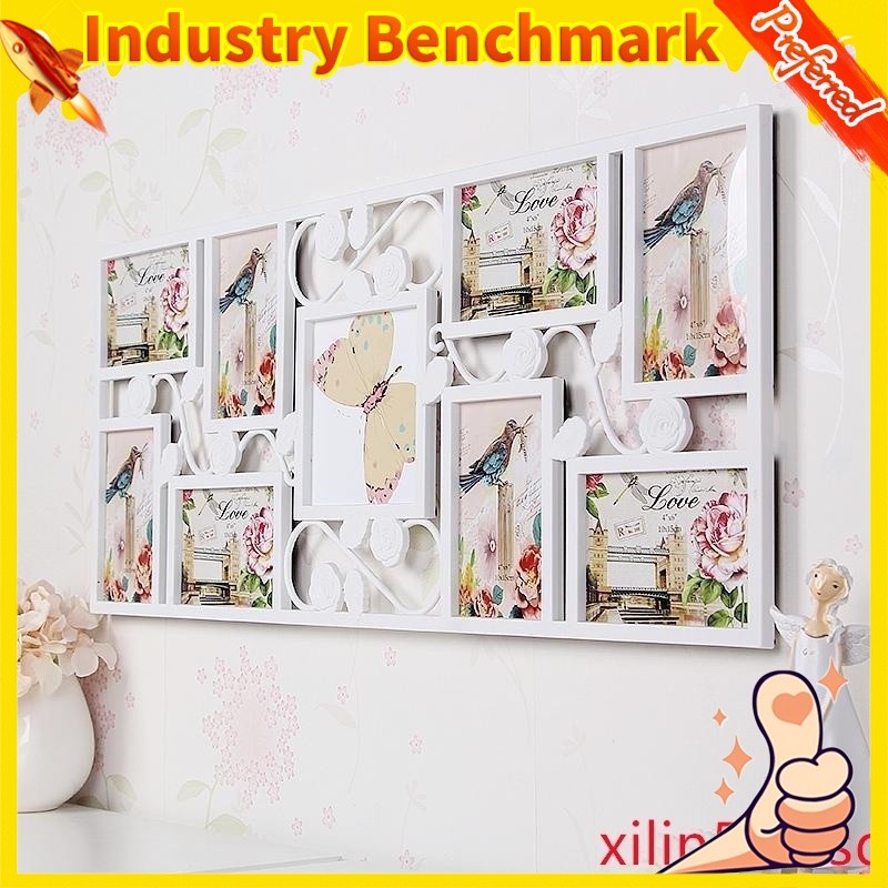 【Overseas Stock】Nordic Metal Photo Frame Gold Wedding Decor Glass ...