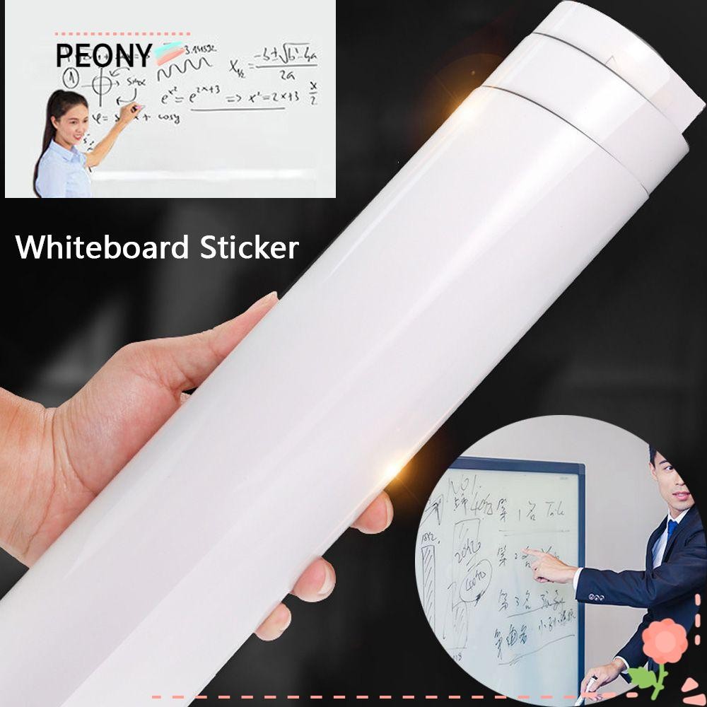 PEONYSG Whiteboard Sticker Erasable Wallpaper Presentation Boards Draw ...