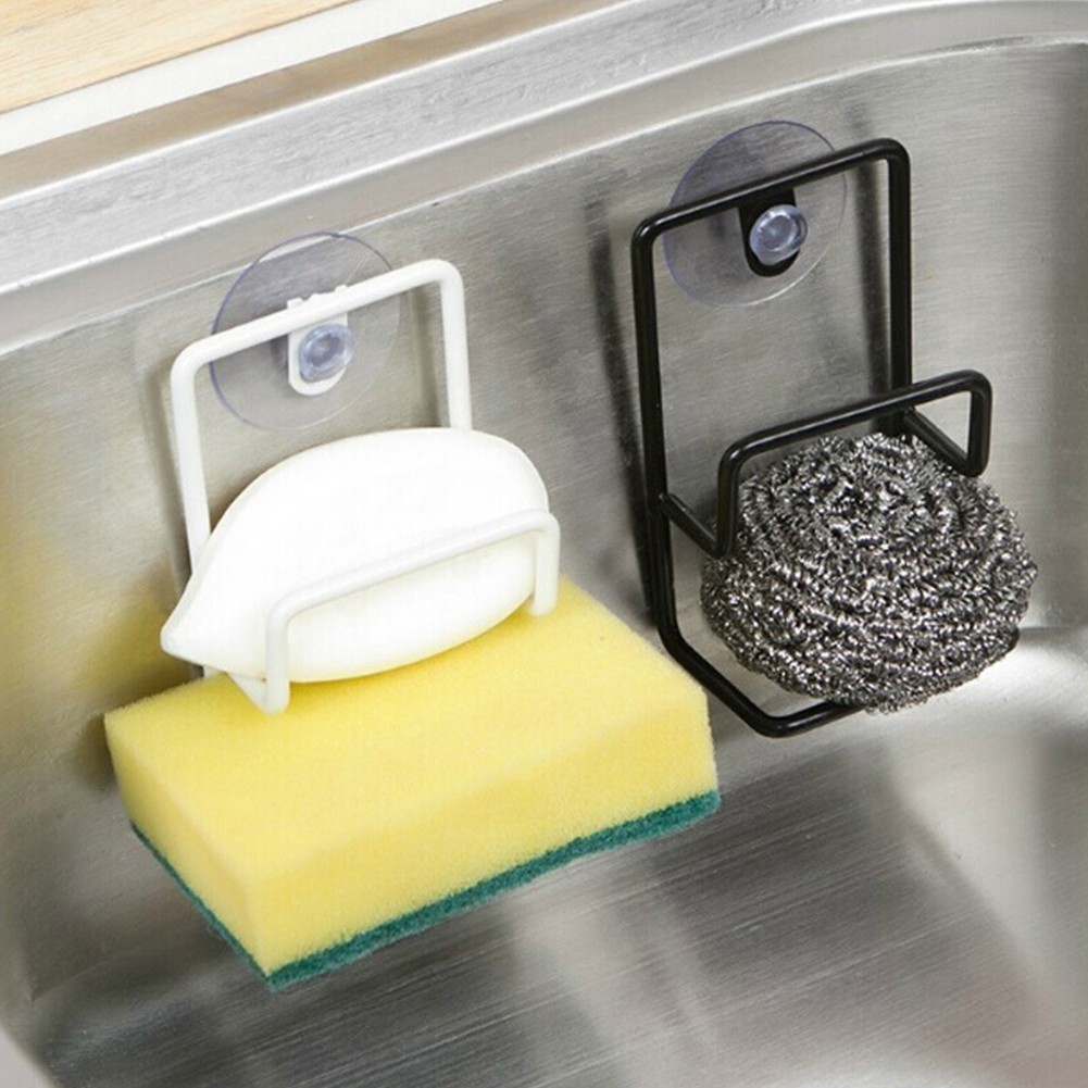 【HEPA】 Sink Sucker Drain Rack Sponge Storage Holder Kitchen Soap Stand ...