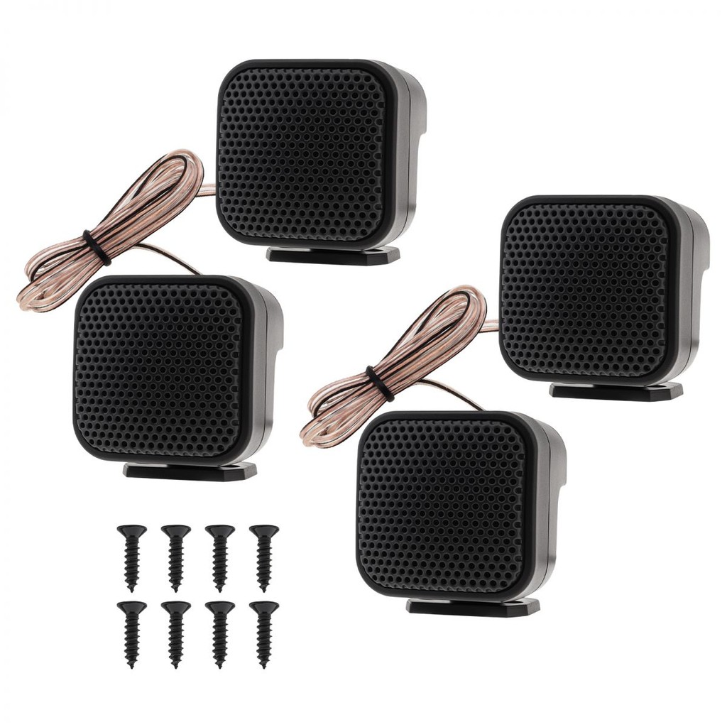2pcs / 4pcs 500W Black High Frequency Tweeters Mini Dome Tweeter ...